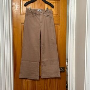 Paige vintage canewood color Harper wide-leg jeans